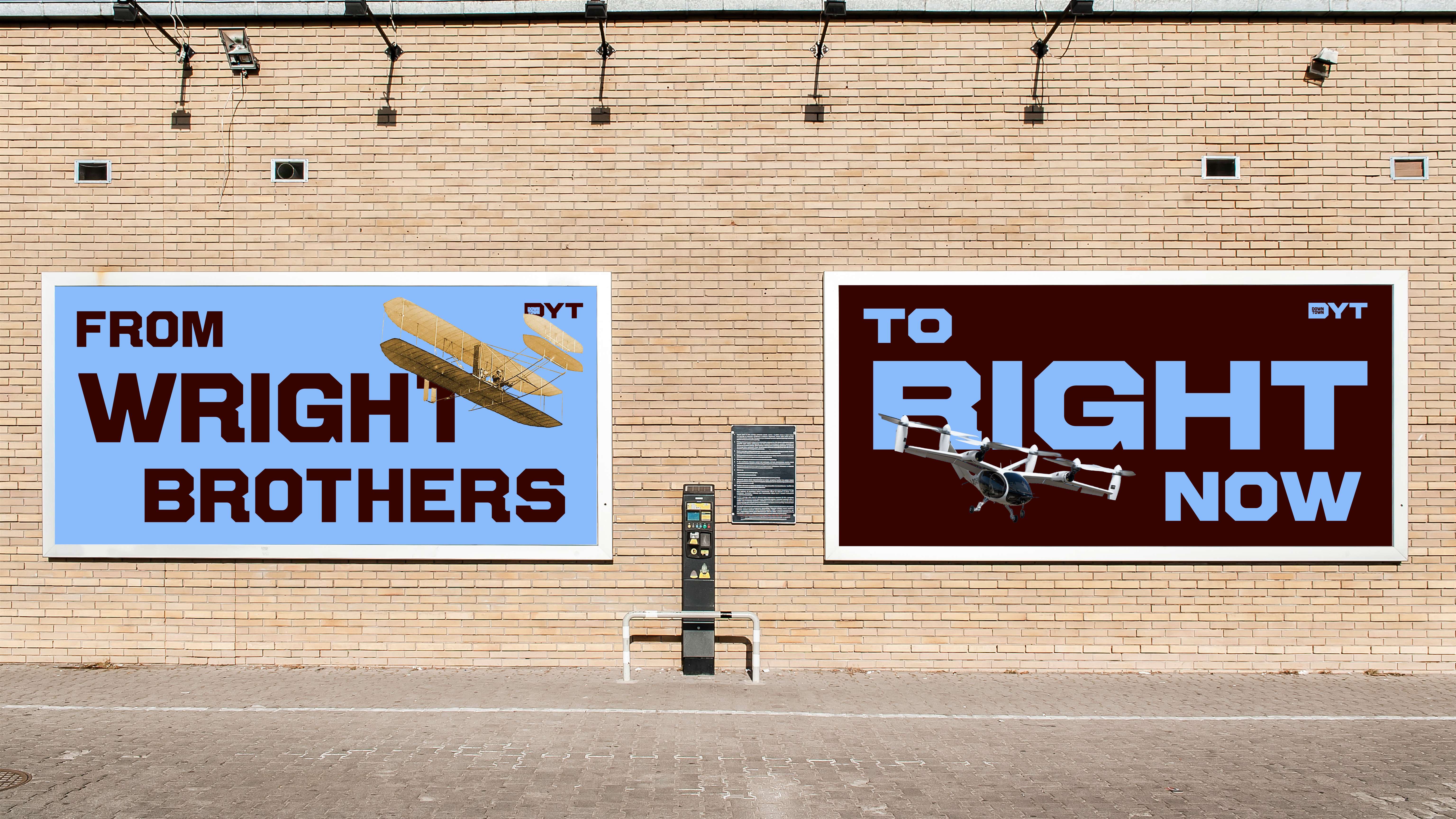 DYT banners that read "From Right Brothers to Right Now."