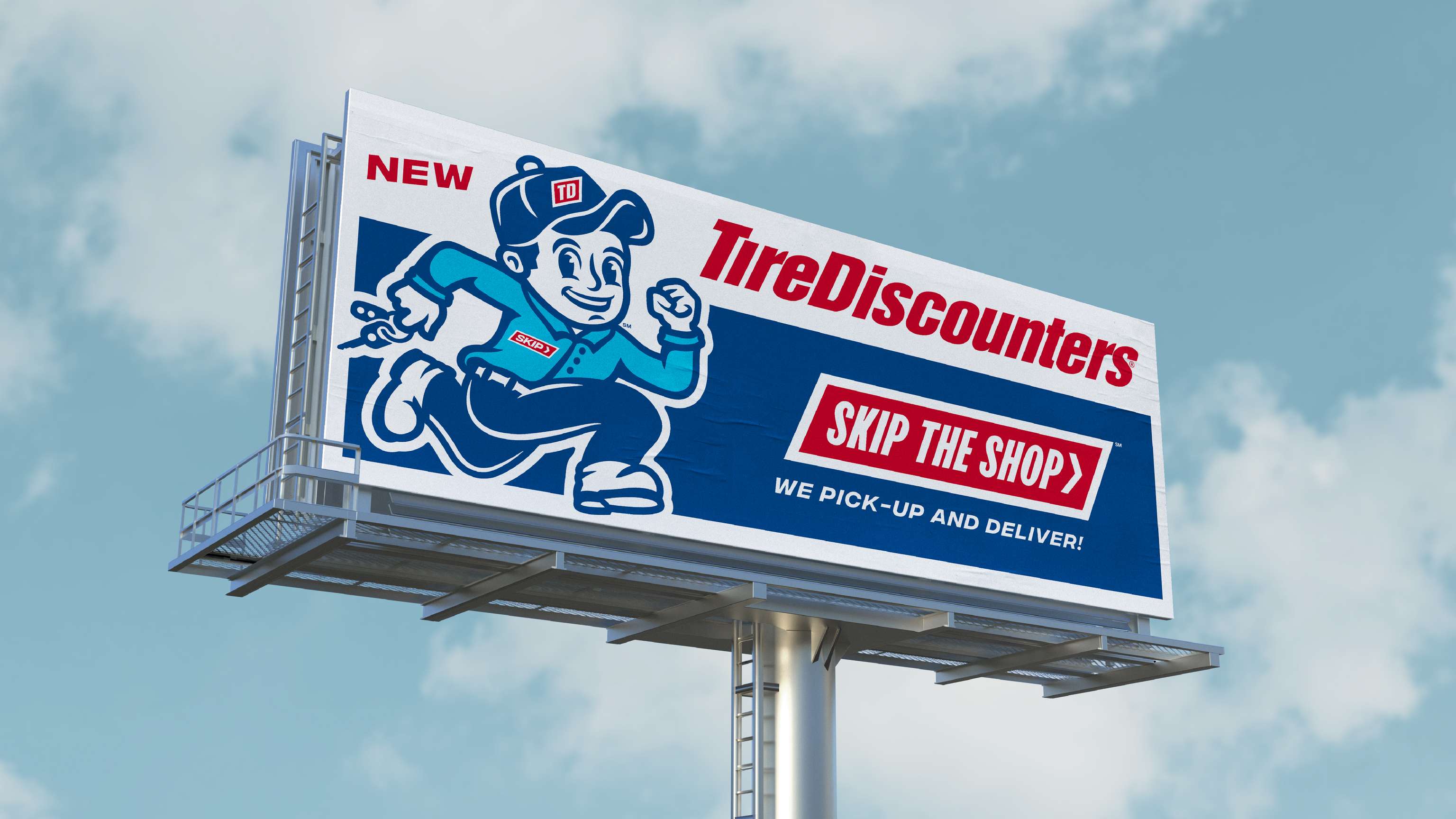 tire discounters skip the shop billboard