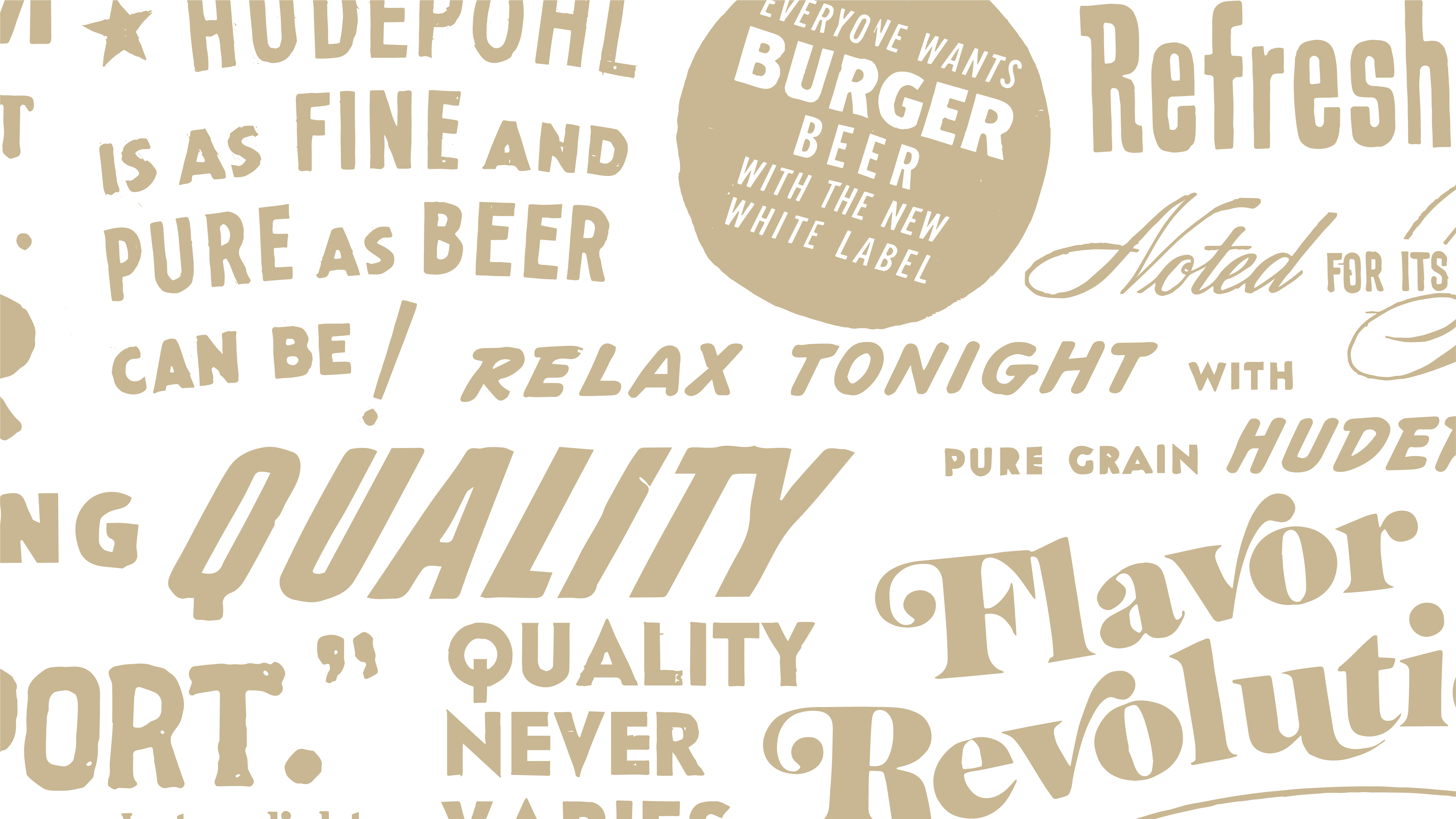 quotes and taglines from Cincinnati beverage company's history, burger beer, hudepohl