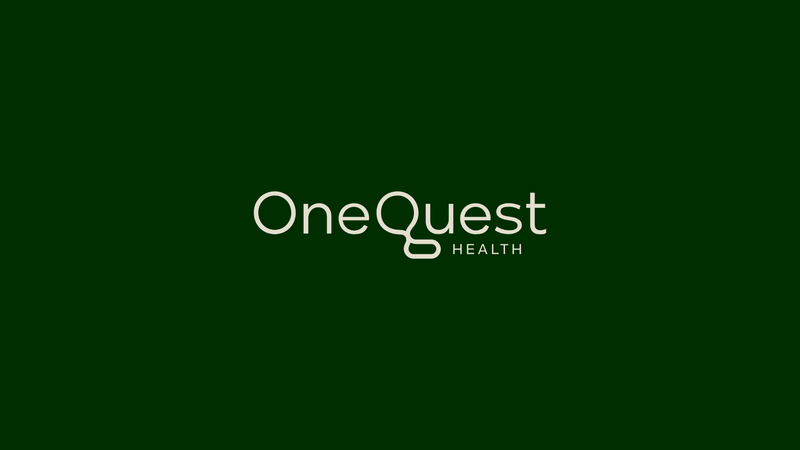 onequest health logo on green background behavioral health company