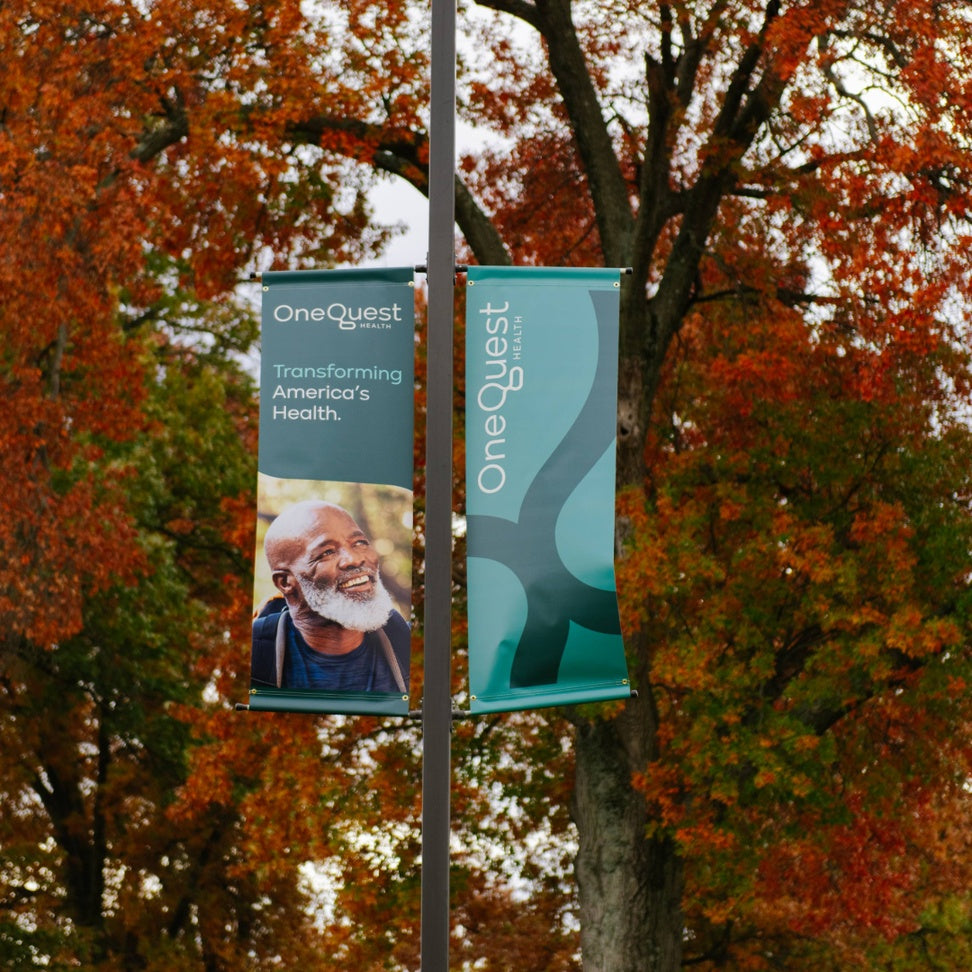 Transforming America's Health OneQuest Health Campus wayfinding.