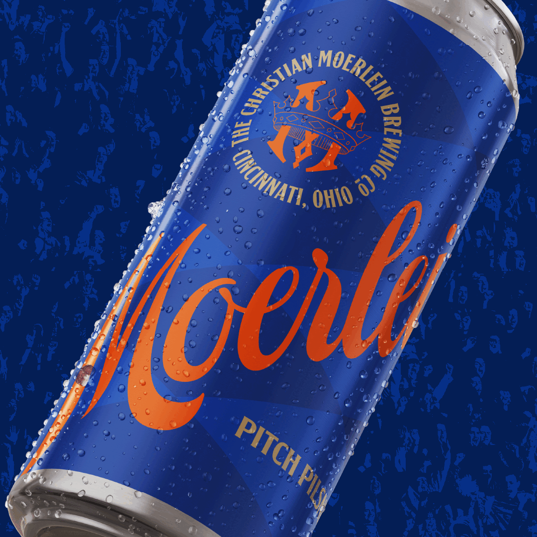 christian moerlein pitch pilsner can spinning