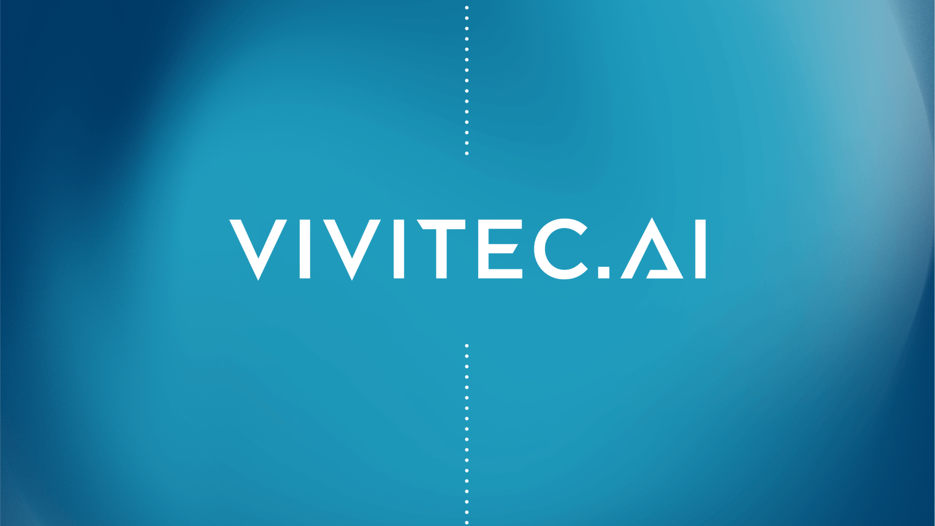 vivitec ai logo on teal blue gradient