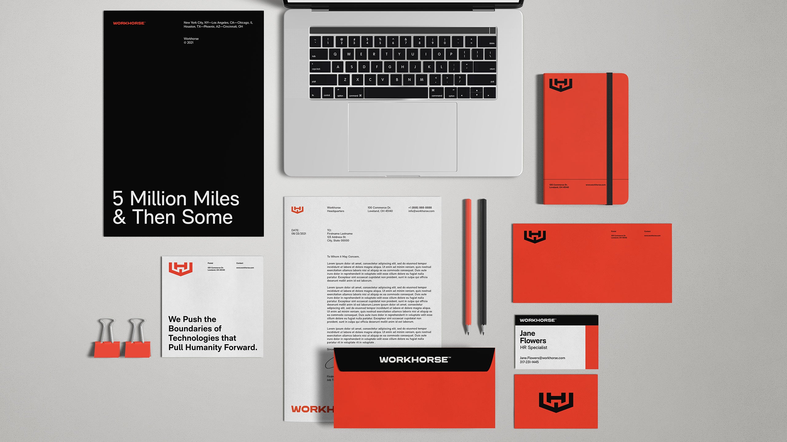 workhorse ev stationery