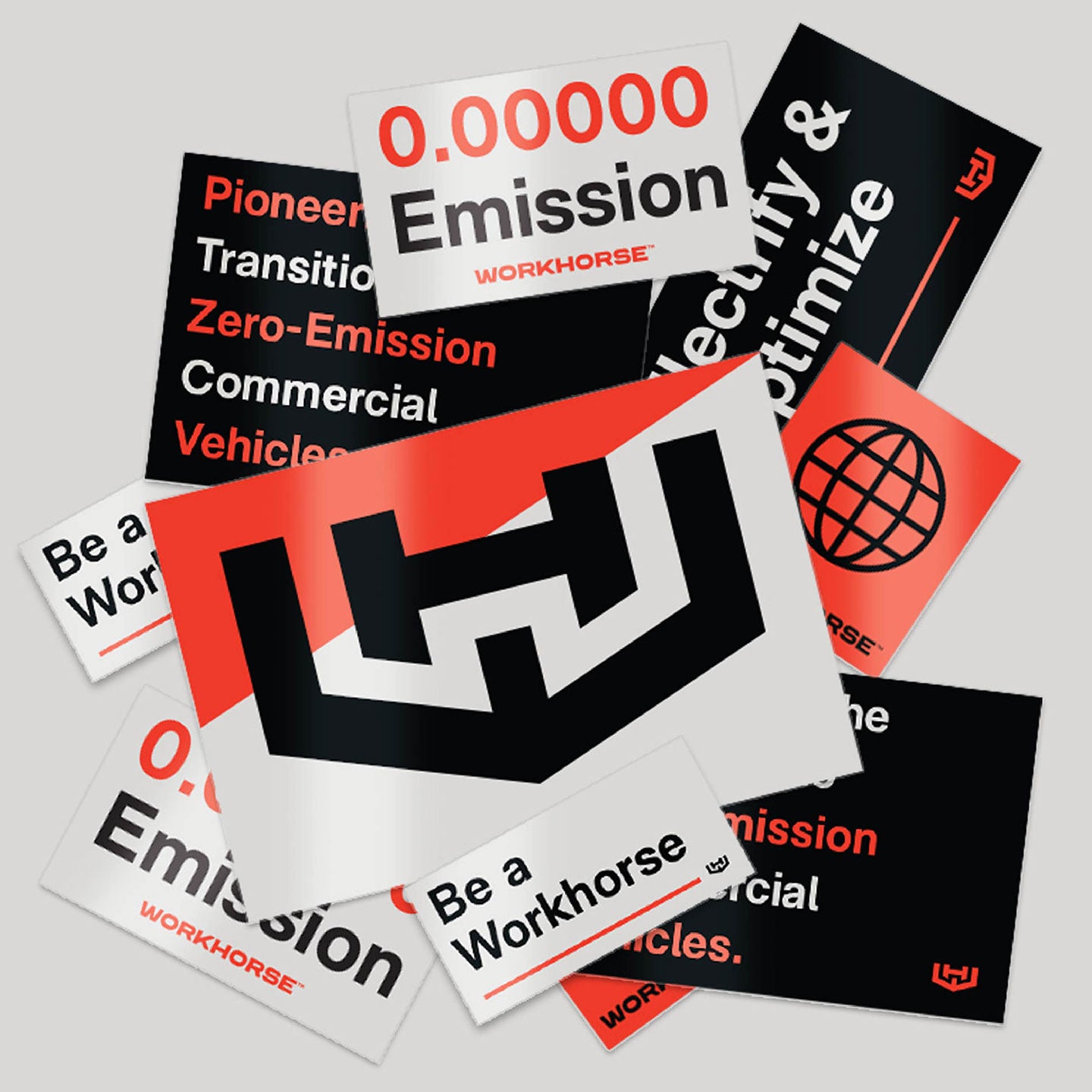 workhorse ev sticker pack