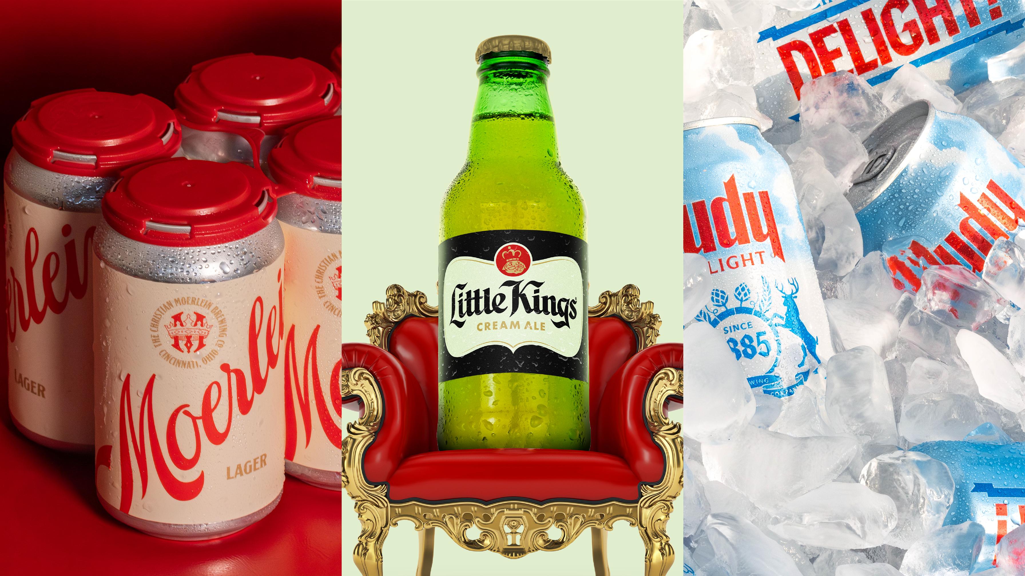 cincinnati beverage company, timeless and irresistible brands, moerlein, little kings, hudy delight
